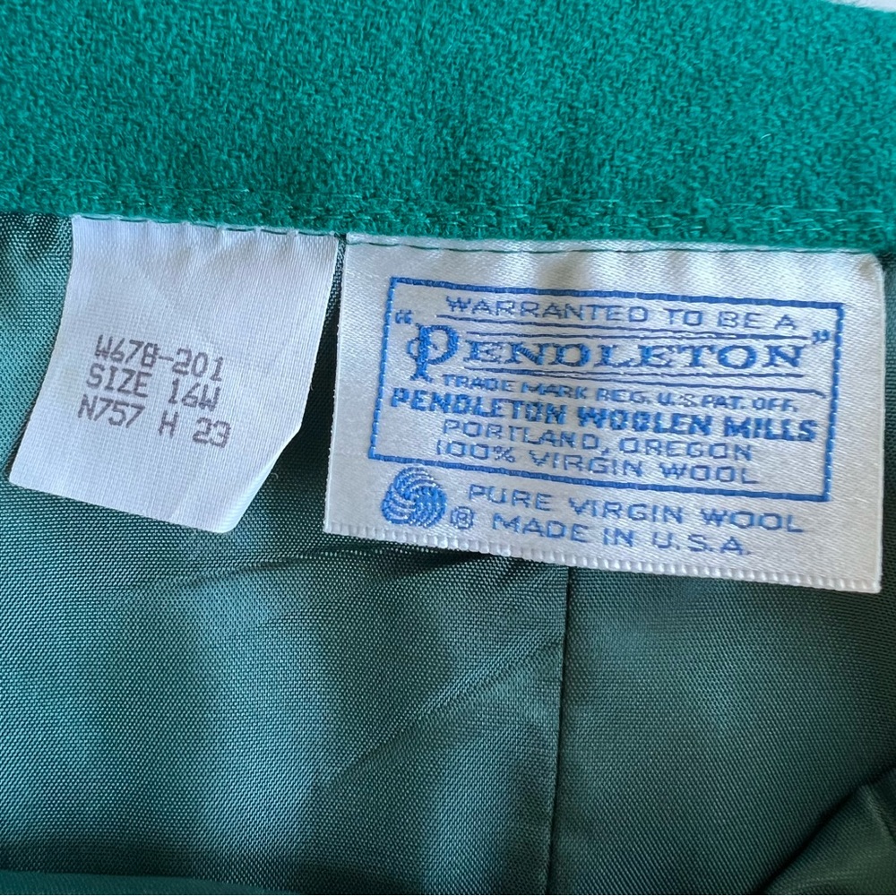 Pendleton Pure Virgin Wool Fully Lined Gently Ple… - image 8